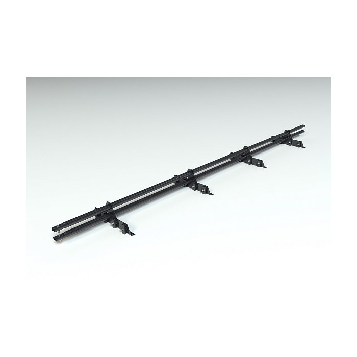 Комплект снегозадержания Prestige ZN , 3м., для композитной черепицы/сланца, (состав: 4 опоры, 2 трубы, комплект крепления), чёрный тёмный, Roofsystems